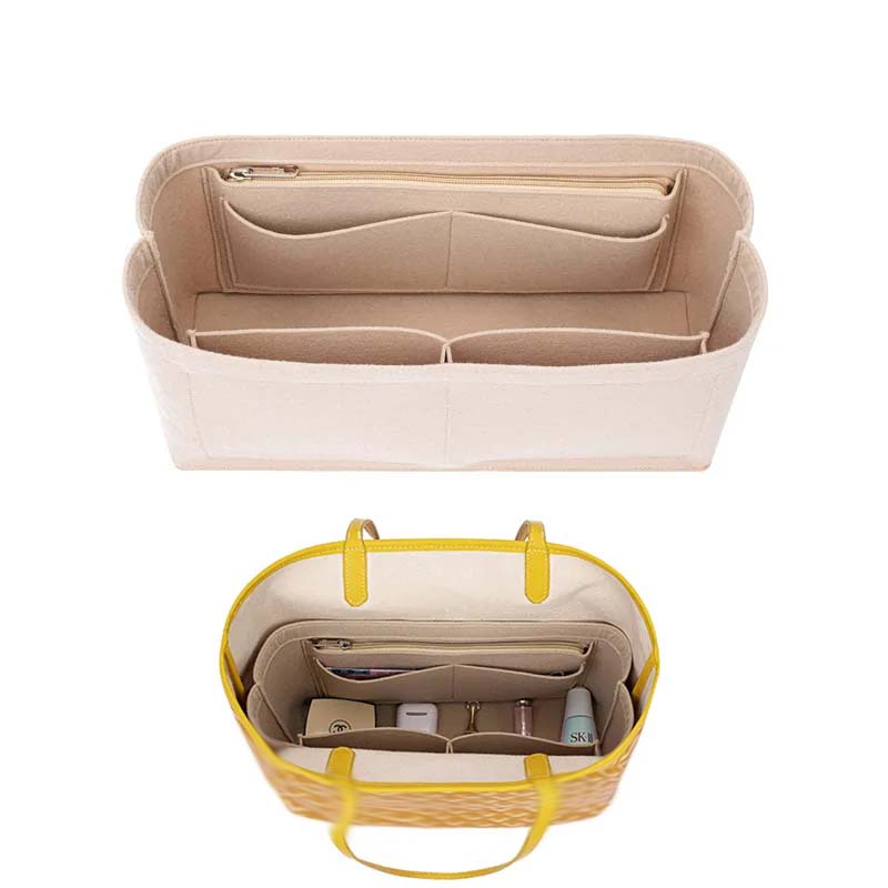 Luxury Skincare Box - Tas masukkan Organizer kosmetik Felt untuk