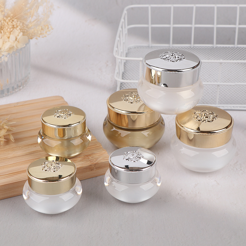 Luxury Skincare Products - Botol Krim Akrilik Kosong untuk Perjalanan