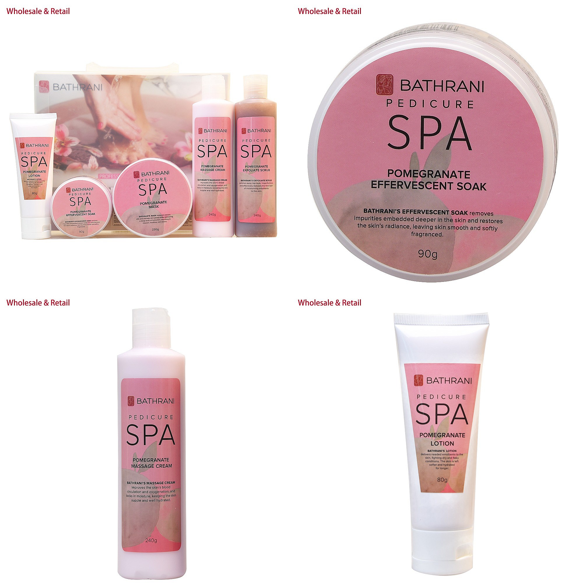 Luxury Skincare Box - Perlengkapan Pedikur Spa 5 Langkah Sistem