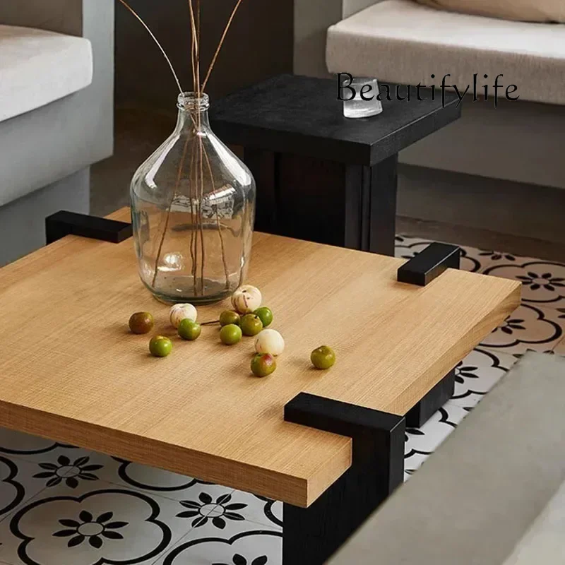 Meja Kopi Mewah Kayu Solid Mod - Luxury Glam Skincare ulasan dan harga