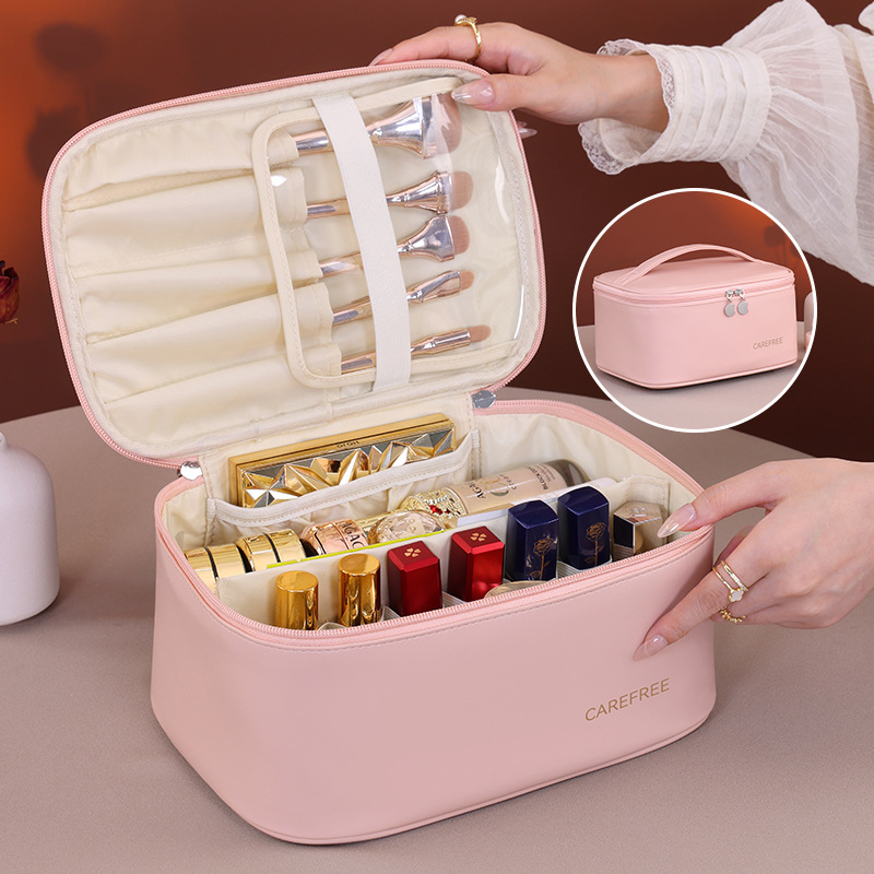 Tas Makeup PU Mewah untuk Wani - Luxury Skincare Box ulasan dan harga