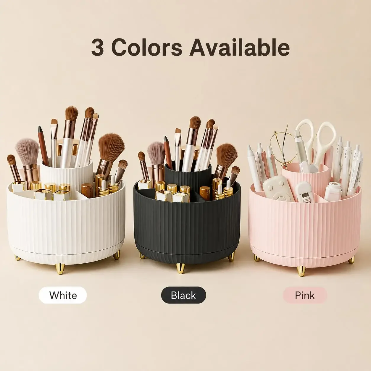 Organizer Makeup Putar 360 Der - Luxury Skincare Box ulasan dan harga