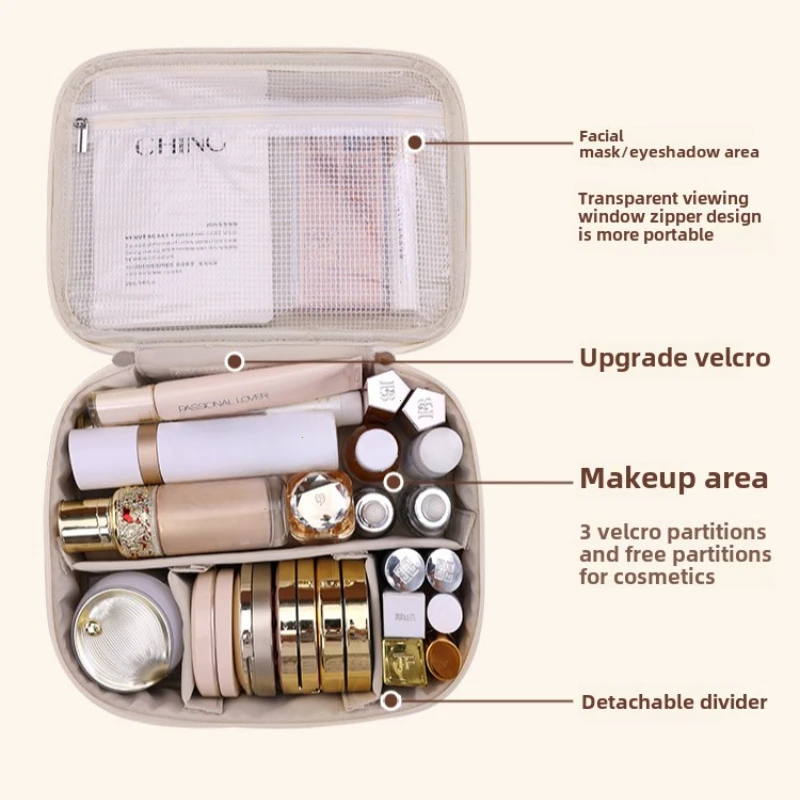 Tas Kosmetik Wanita Kapasitas  - Luxury Skincare Box ulasan dan harga