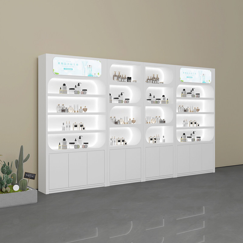 Lemari Pajangan Salon Kecantik - Luxury Skincare Products ulasan dan harga